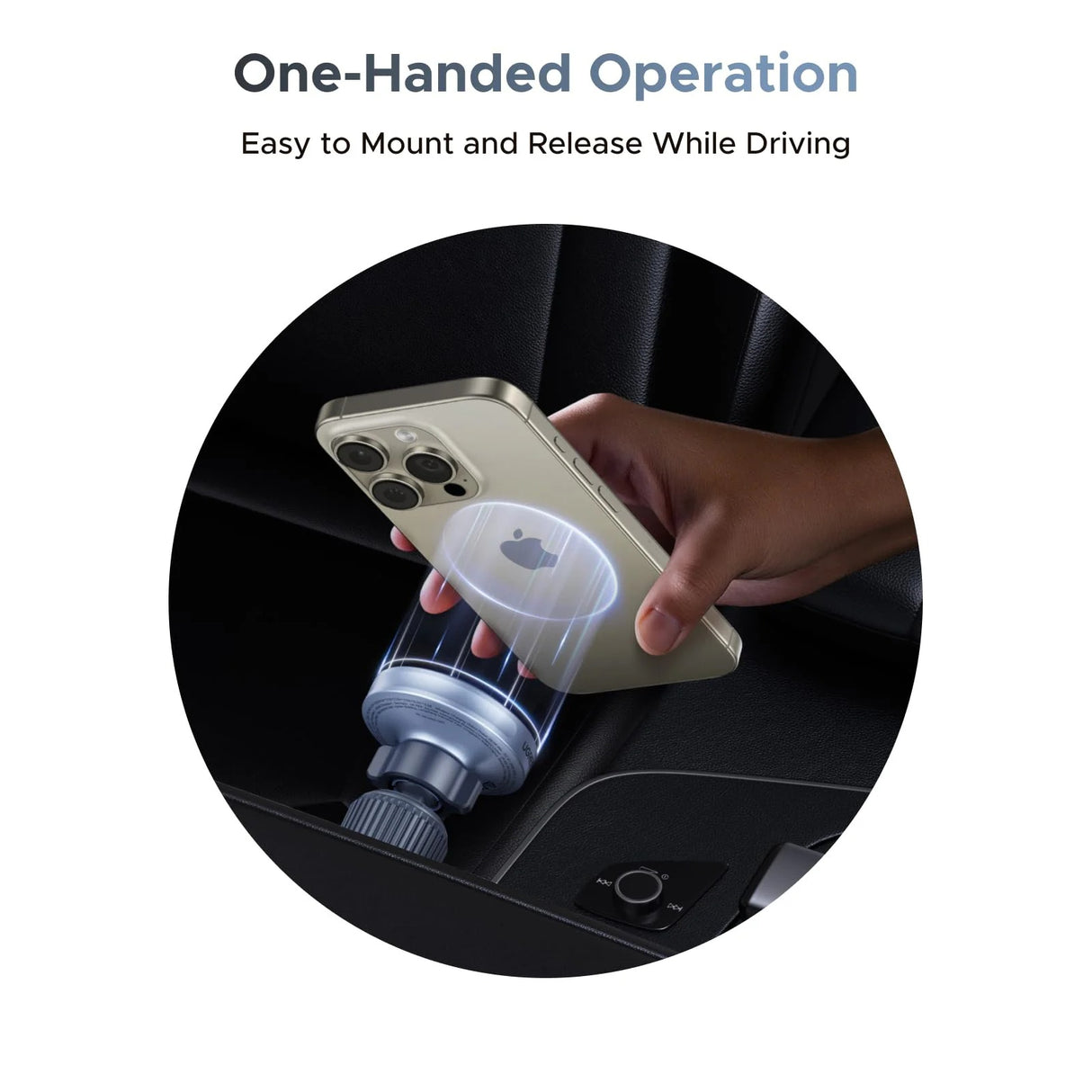 UGREEN MagFlow Cargador de Carro MagSafe Qi2 25W para iPhone 12 al 17 Series