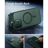 ESR iPhone 17 Classic Hybrid Case con MagSafe y Control de Cámara Protección Grado Militar Esmerilado