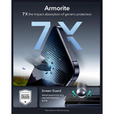 ESR Paquete de 3 Micas de Vidrio 9H+ Privacidad Antiespía Armorite para iPhone 17 Pro
