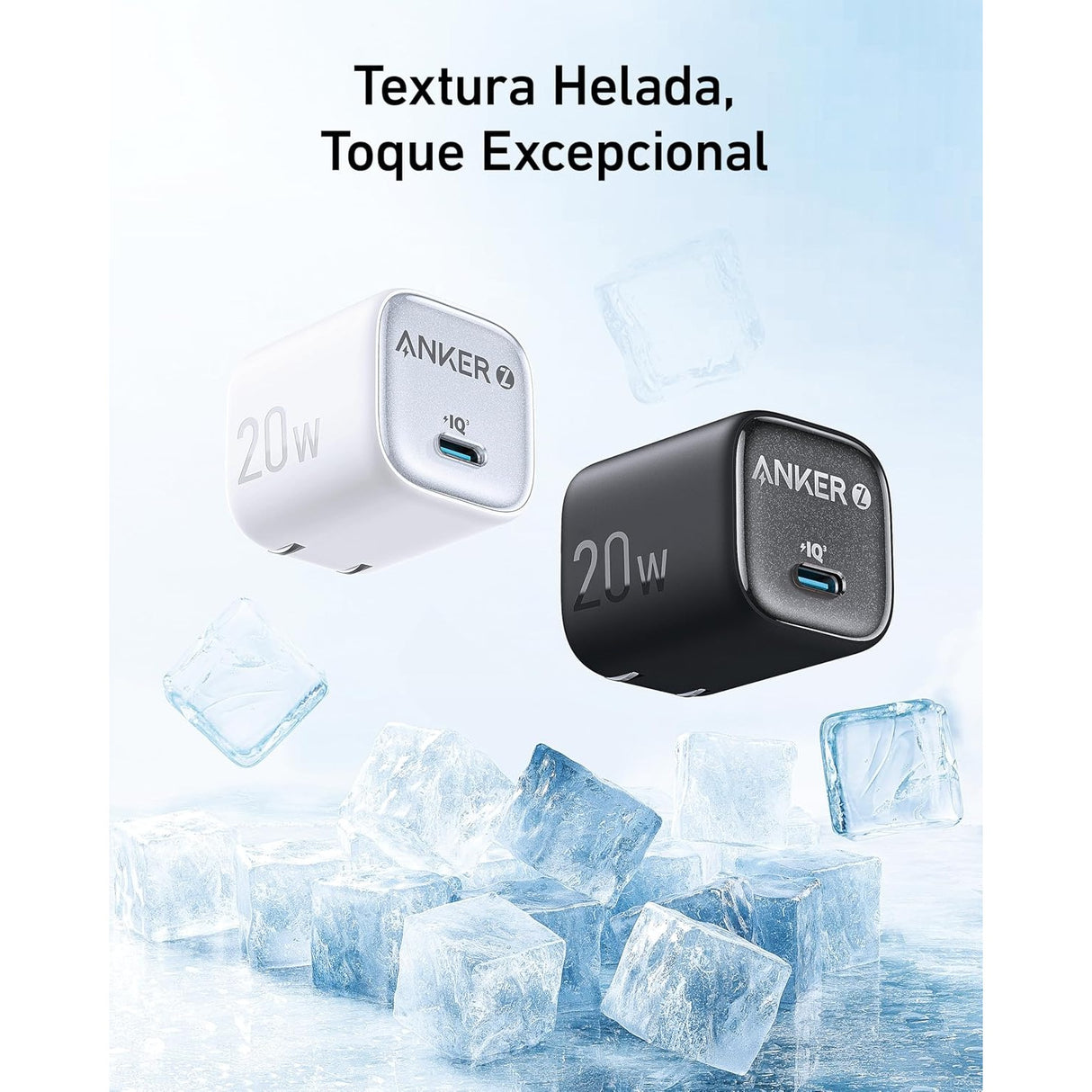 Anker Zolo Charger (20W, PD 3.0) USB-C Carga Rápida para Apple, Samsung y más