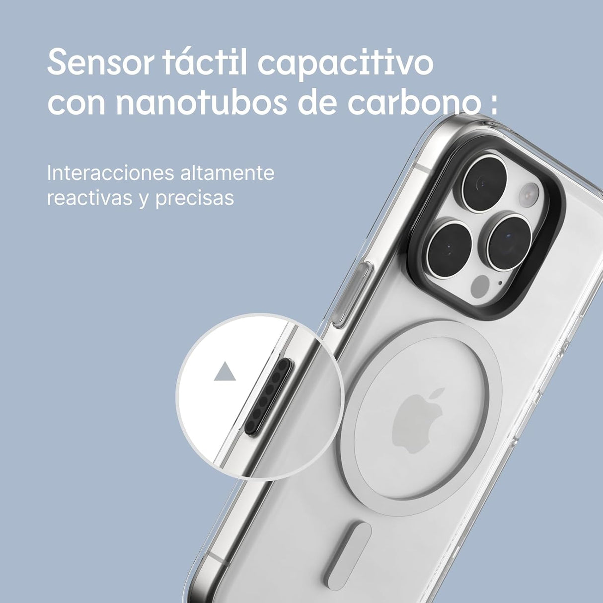 RhinoShield Clear MagSafe Funda Transparente para iPhone 16 Pro, Antiamarilleo, Anti-Golpes Grado Militar