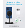 Anker PowerWave Soporte Magnético 2 en 1 MagSafe con cable USB-C para iPhone 12/13/14 Series y AirPods