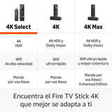 Amazon Fire TV Stick 4K Select (última generación): streaming en 4K - Vega OS