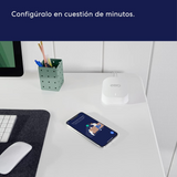 Amazon eero 6+ WiFi 6 en Malla Doble Banda | HUB Zigbee | Velocidades Gigabit | Soporta 75+ Dispositivos | Cobertura 140m2