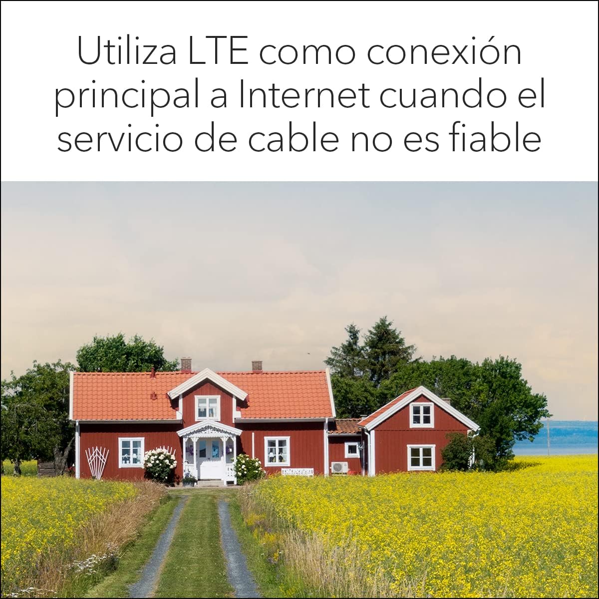 Netgear LM1200 Módem 4G LTE de Respaldo para Internet Failover Ethernet Gigabit