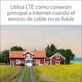 Netgear LM1200 Módem 4G LTE de Respaldo para Internet Failover Ethernet Gigabit