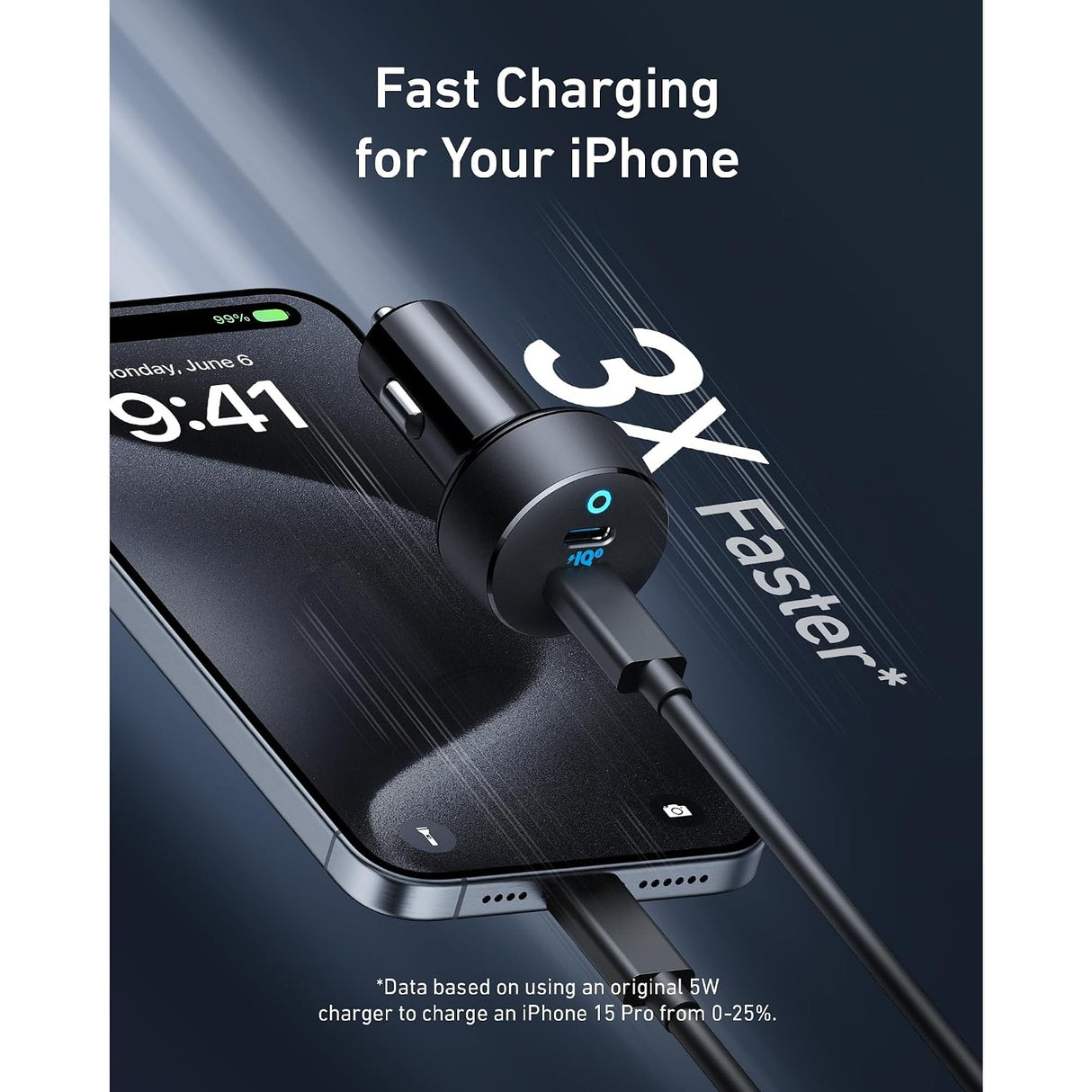 Anker Cargador para Carro 40W Series 5 Doble Puerto USB-C PowerIQ 3.0