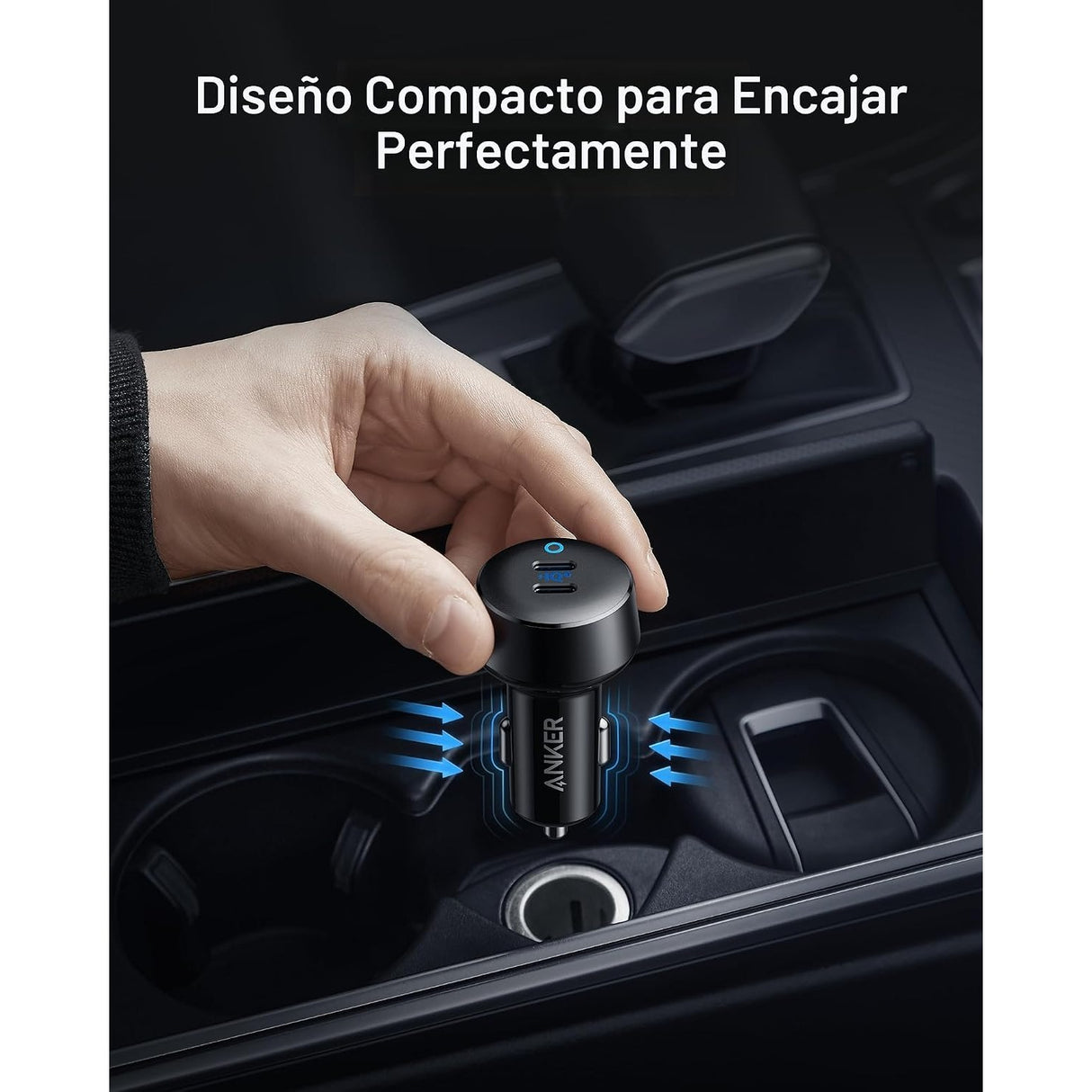 Anker Cargador para Carro 40W Series 5 Doble Puerto USB-C PowerIQ 3.0
