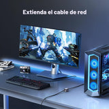 UGREEN Extensor Ethernet 10Gbps Paquete de 10 Acopladores