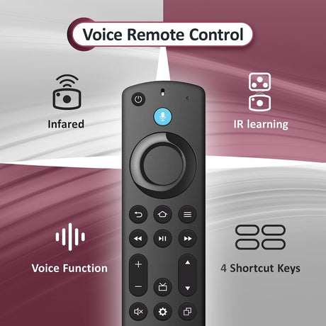 Control remoto de voz de repuesto para Fire TV