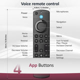 Control remoto de voz de repuesto para Fire TV