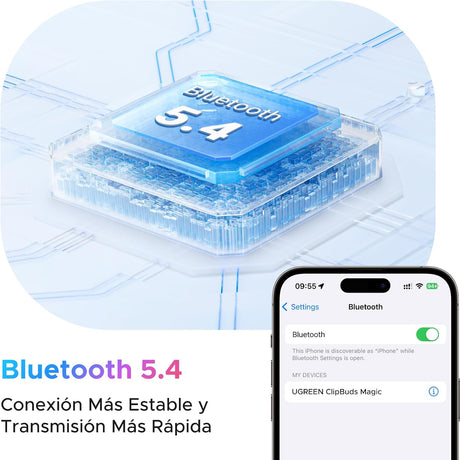 UGREEN Audífonos Bluetooth 5.4 - vista adicional 10