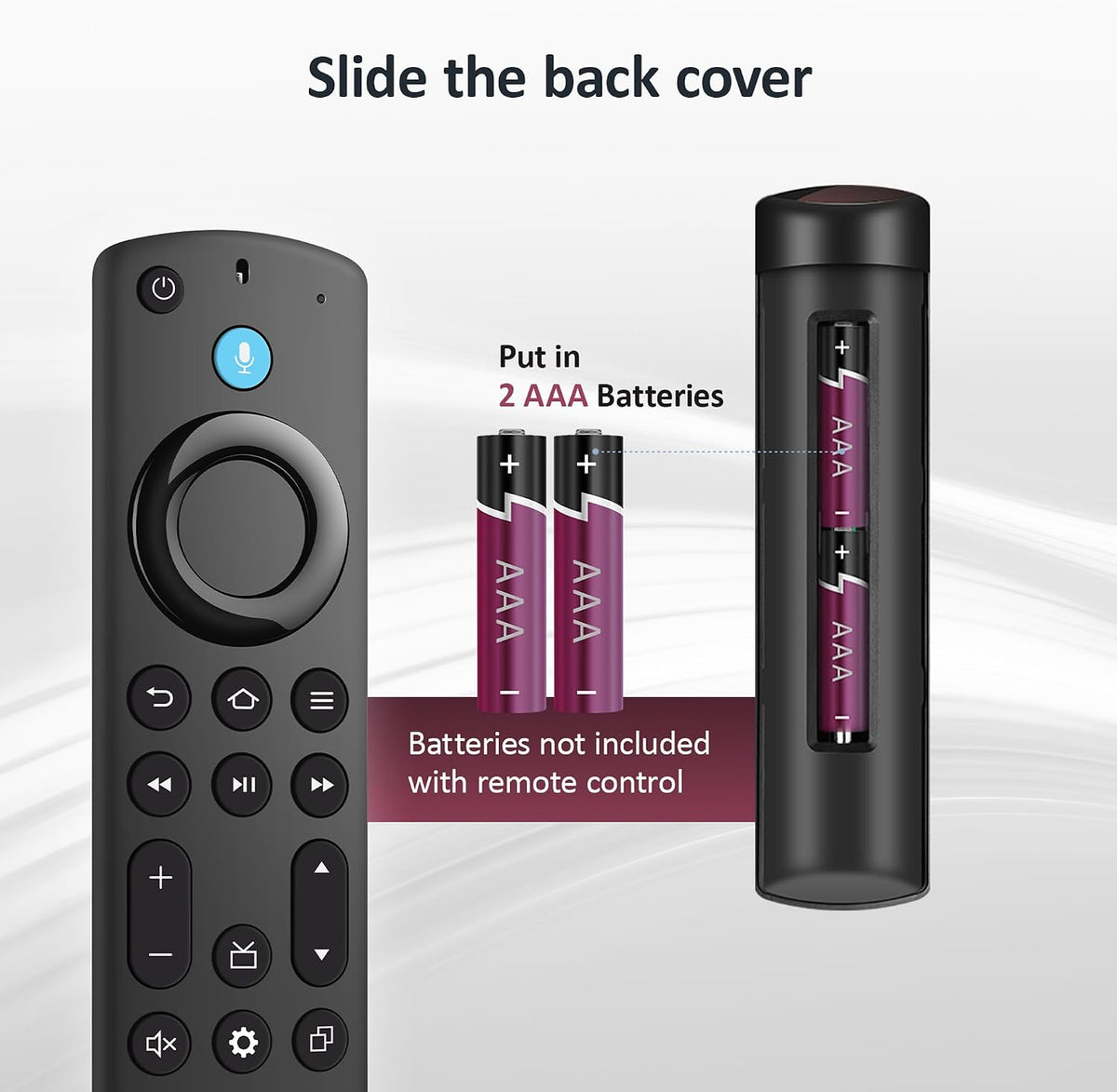 Control remoto de voz de repuesto para Fire TV
