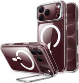 ESR iPhone 18 Pro Max/17 Pro Max Classic Hybrid Magnetic Case con Stand, MagSafe y Control de Cámara Protección 3x