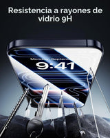 ESR Paquete de 3 Micas de Vidrio 9H+ Privacidad Antiespía Armorite para iPhone 17 Pro Max