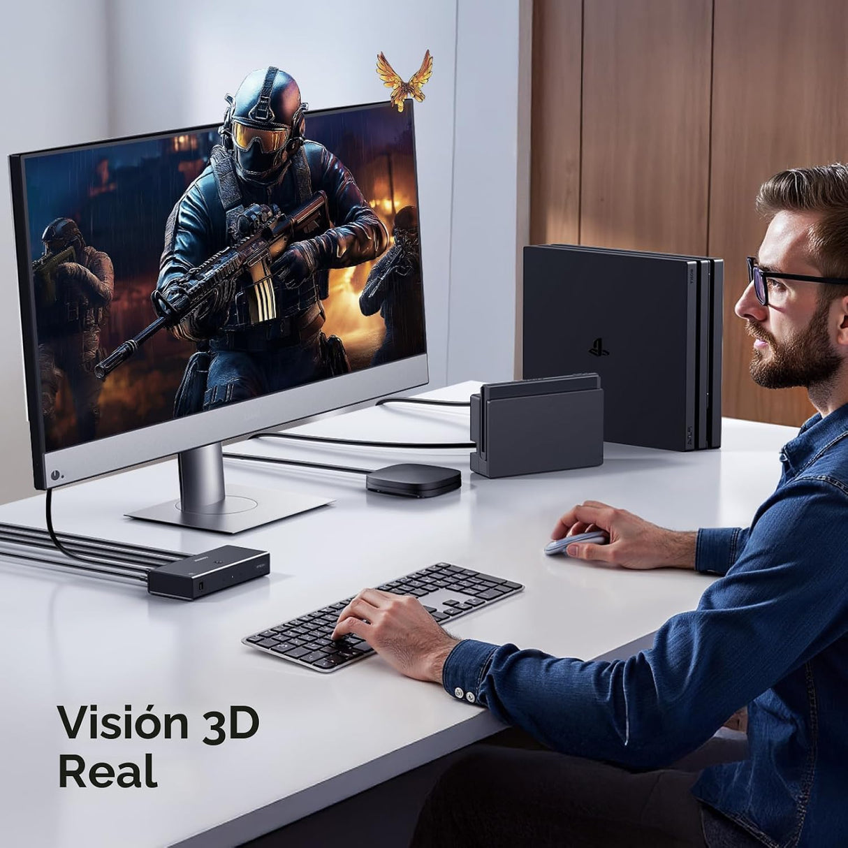 Visión 3D real