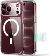 ESR iPhone 18 Pro Max/17 Pro Max Classic Hybrid Magnetic Case con MagSafe y Control de Cámara Protección Grado Militar