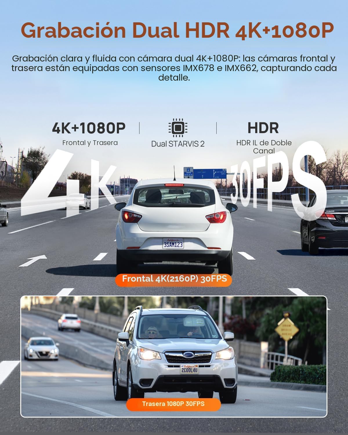 70mai A810S Dash Cam - vista 2