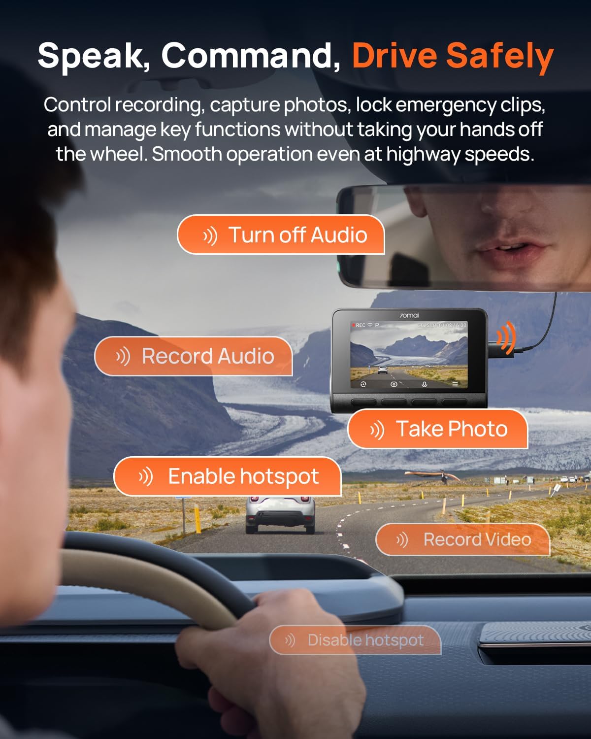 70mai A810S Dash Cam - vista 9