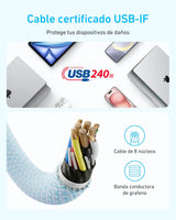 Anker Cable USB-C a USB-C Negro - vista 6