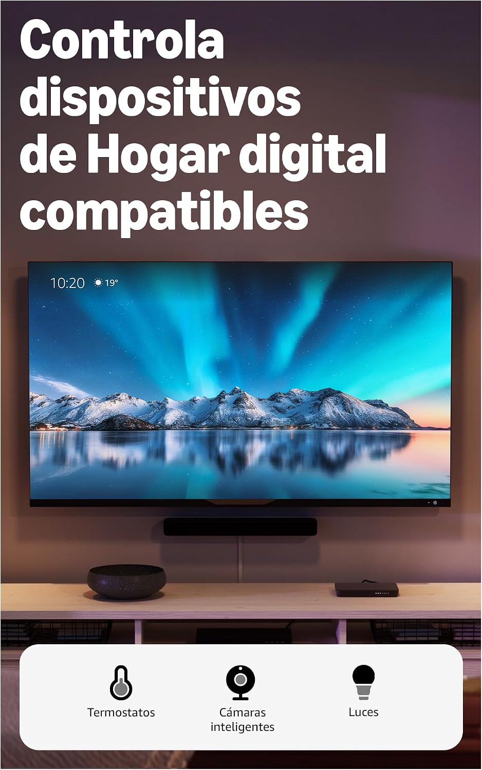 Amazon Fire TV Stick 4K Max (Fire OS - Android) | Dispositivo de streaming con Wi-Fi 6E y fondo ambiental