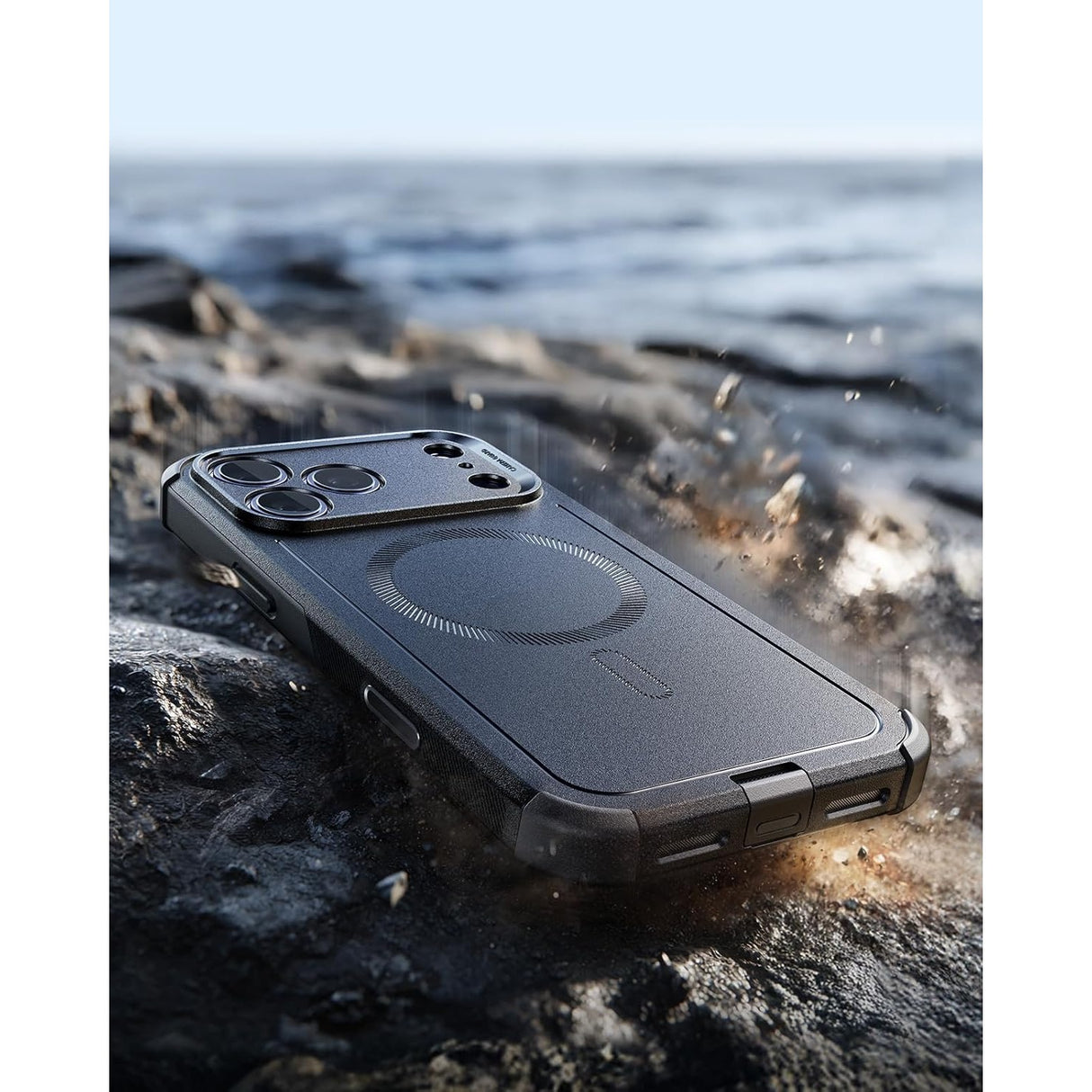 ESR iPhone 17 Pro Cyber Tough Magnetic Case con MagSafe y Control de Cámara Protección Grado Militar 7X