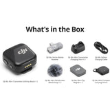 DJI Mic Mini (2 TX + 1 Mobile RX) Sistema de 2 Micrófonos Inalámbricos Lavalier para iPhone 17/16/15 y Android/PC/Tablet