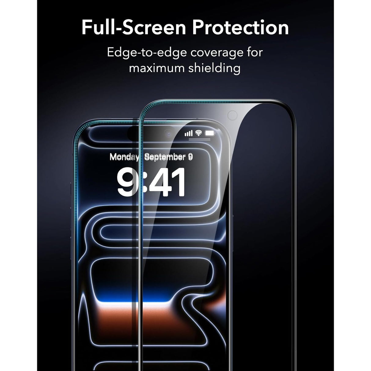 ESR Paquete de 3 Micas de Vidrio 9H+ Privacidad Antiespía Armorite para iPhone 17 Pro Max