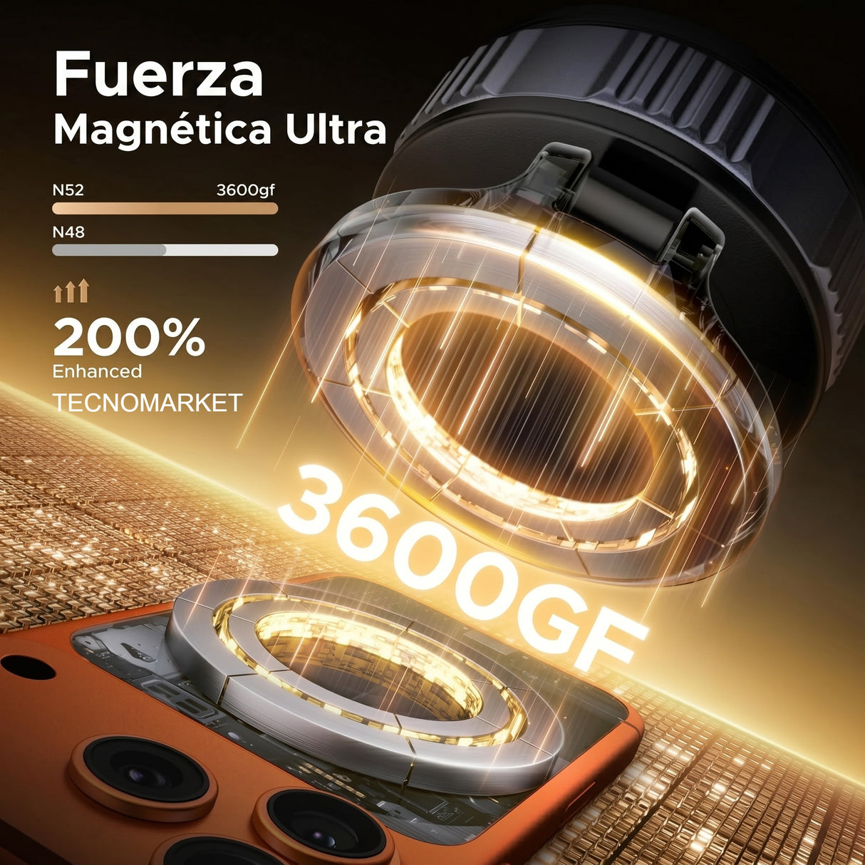 UGREEN Suction Cup Magnetic Soporte MagSafe para Celular