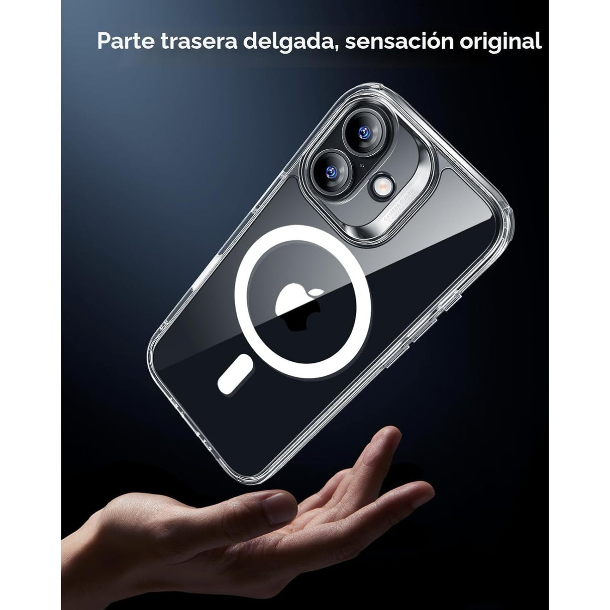 ESR iPhone 17 Classic Hybrid Magnetic Case con MagSafe y Control de Cámara Protección Grado Militar