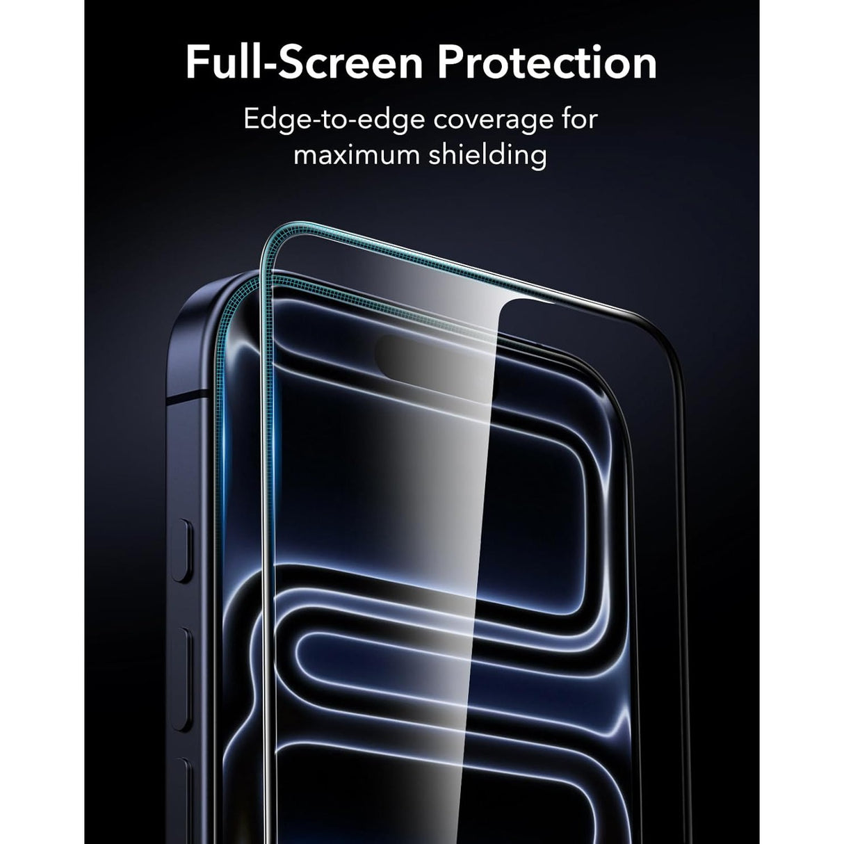 ESR Paquete de 3 Micas de Vidrio 9H+ Armorite UltraFit para iPhone 17 Pro con aplicador