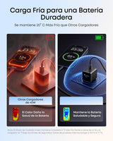 Anker Nano Cargador Inteligente 45W GaN con Pantalla para iPhone 17/16/15 Series