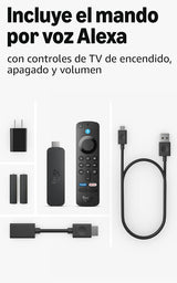 Amazon Fire TV Stick 4K Plus (Fire OS - Android), compatible con Wi-Fi 6, Dolby Vision/Atmos