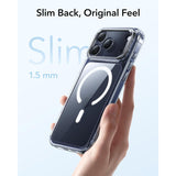 ESR iPhone 17 Pro Max Classic Hybrid Magnetic Case con Stand, MagSafe y Control de Cámara Protección 3x