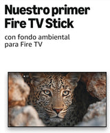 Amazon Fire TV Stick 4K Max (Fire OS - Android) | Dispositivo de streaming con Wi-Fi 6E y fondo ambiental