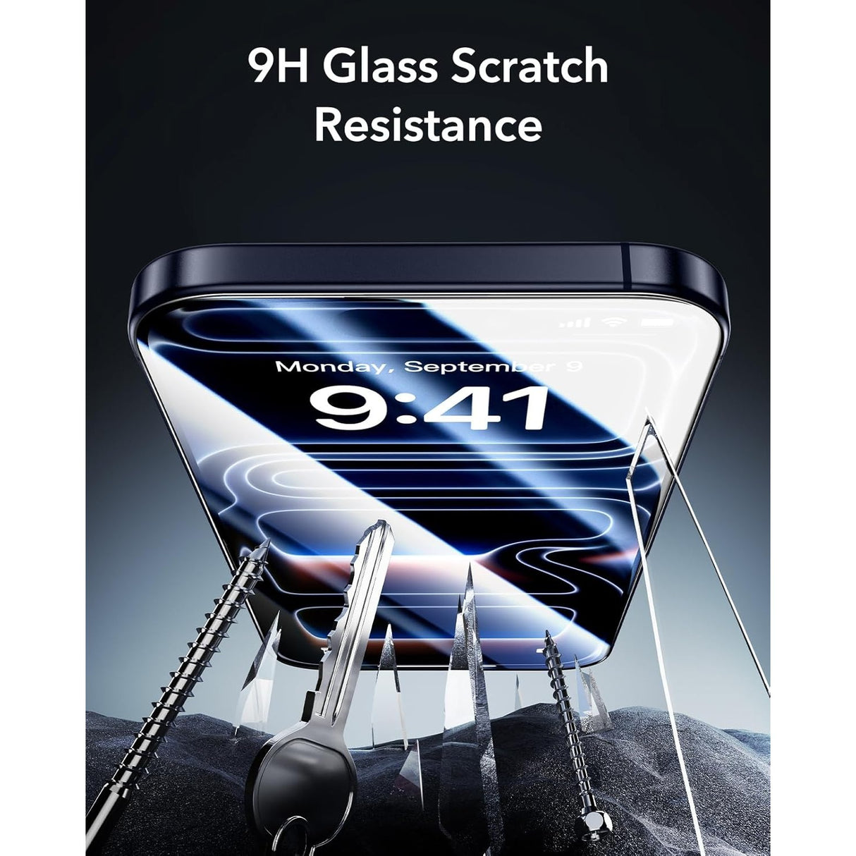 ESR Paquete de 3 Micas de Vidrio 9H+ Privacidad Antiespía Armorite para iPhone 17 Pro Max