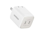 UGREEN 45W Nexode mini 2 Puertos USB-C GaN Cargador Rápido