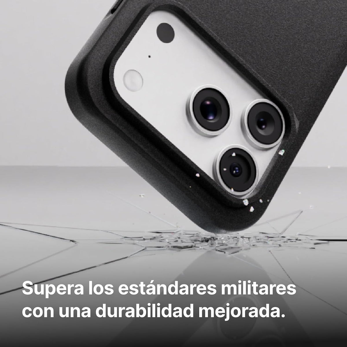 RhinoShield SolidX MagSafe Funda para iPhone 18 Pro / 17 Pro, Protección Grado Militar Anti-Golpes