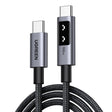 UGREEN Uno 100W Cable USB-C a USB-C Carga Rápida con Pantalla LED 1 Metro