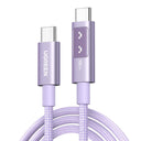 UGREEN Uno 100W Cable USB-C a USB-C Carga Rápida con Pantalla LED 1 Metro