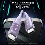 UGREEN Uno 100W Cable USB-C a USB-C Carga Rápida con Pantalla LED 1 Metro