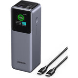 UGREEN Nexode Power Bank 25000mAh 200W con pantalla inteligente