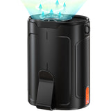 Heelkl Ventilador Portátil Recargable 4 Velocidades Cintura y Cuello Hasta 25 Horas