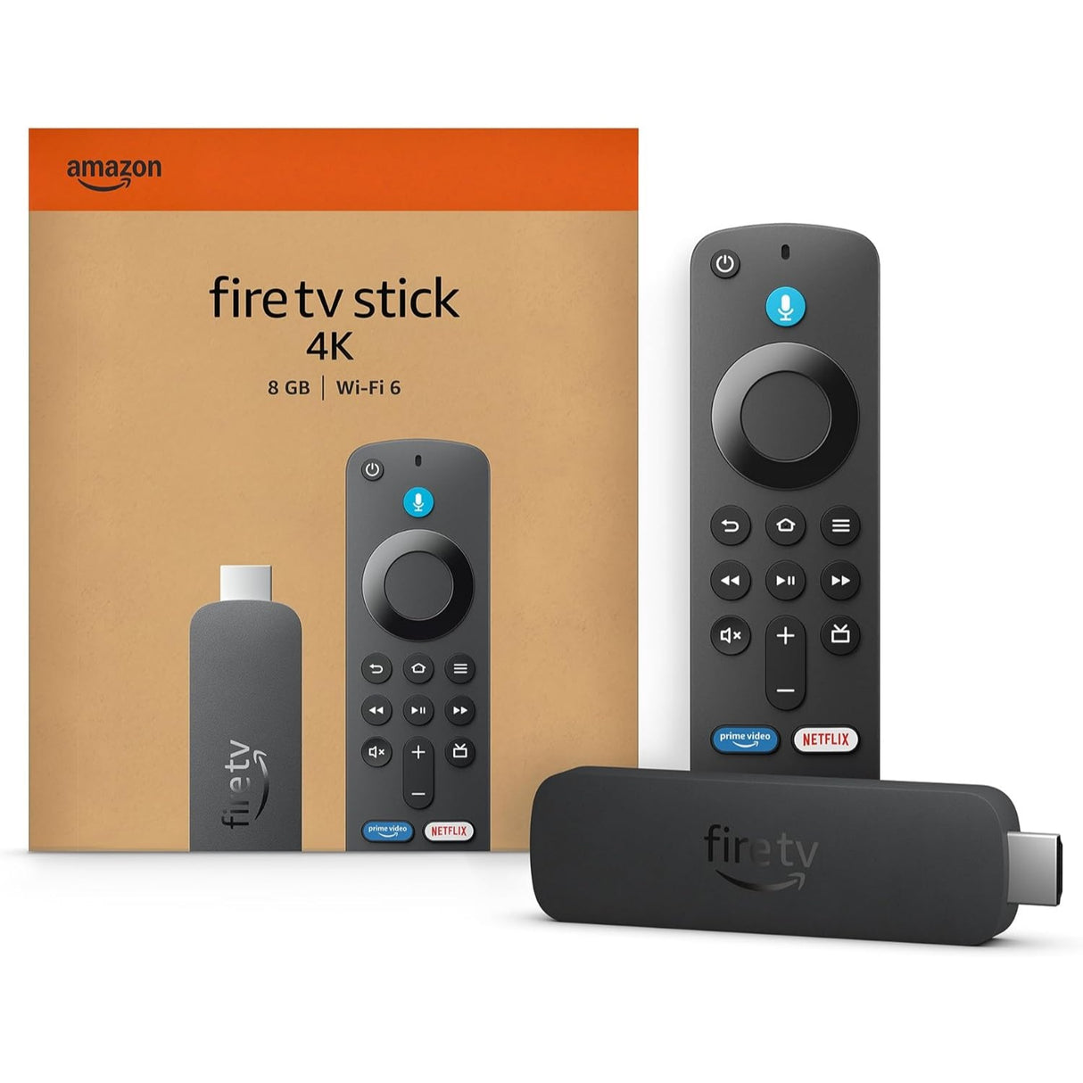 Nuevo Amazon Fire TV Stick 4K | Dispositivo de streaming compatible con Wi-Fi 6, Dolby Vision, Dolby Atmos y HDR10+