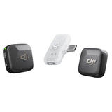 DJI Mic Mini (2 TX + 1 Mobile RX) Sistema de 2 Micrófonos Inalámbricos Lavalier para iPhone 17/16/15 y Android/PC/Tablet