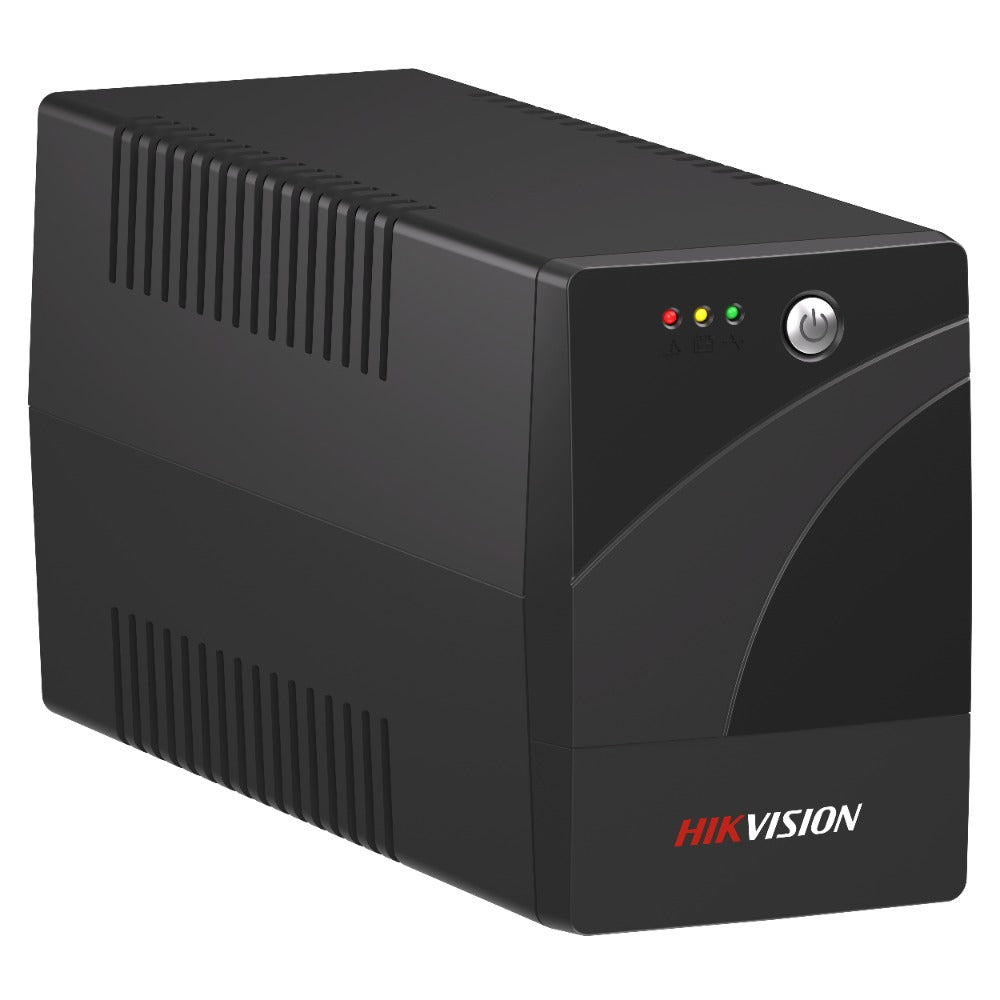 Hikvision UPS 1000 VA/600 W, 6 Salidas 120V Batería 12v 9Ah