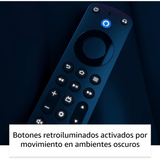 Control Remoto por Voz Alexa Pro con Buscador de Control, controles de TV y botones retroiluminados (necesita dispositivo Fire TV compatible)