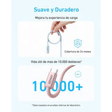 Anker Zolo Cable USB-C a USB-C 240W Trenzado de 1.8 metros
