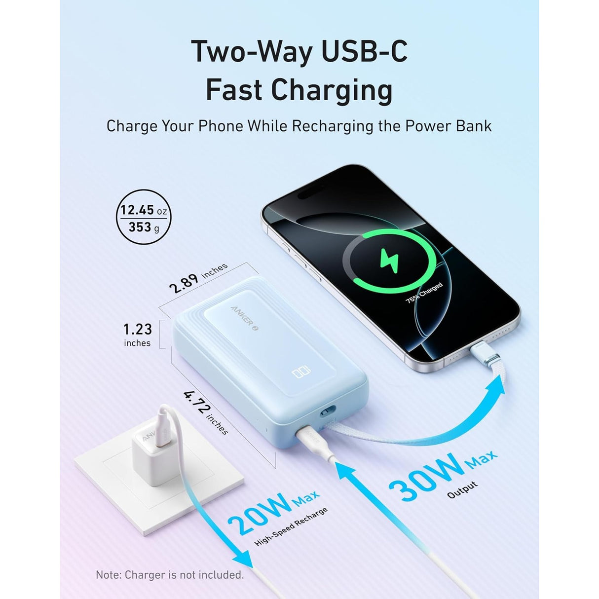 Anker Zolo Power Bank Negro - vista 5