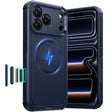 ESR iPhone 18 Pro Max/17 Pro Max Cyber Tough Magnetic Case con MagSafe y Control de Cámara Protección Grado Militar 7X